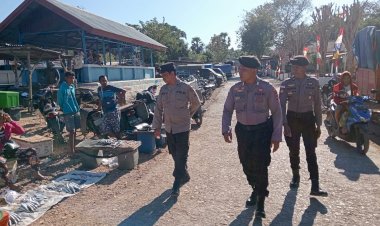 Polsek Rote Barat Laut Tingkatkan Pengamanan Untuk Pastikan Keamanan Masyarakat