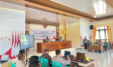 Siap Amankan Pemilu Serentak 2024, Polres Rote Ndao Gelar Gladi Posko Jalin Koordinasi Antar Satgas
