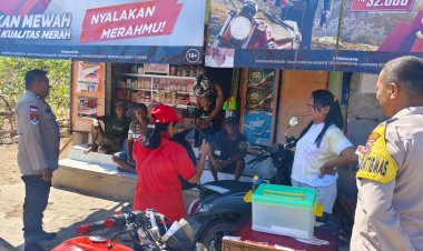 K2YD Personel Polsek Rote Tengah Dalam Menciptakan Kamtibmas Kondusif