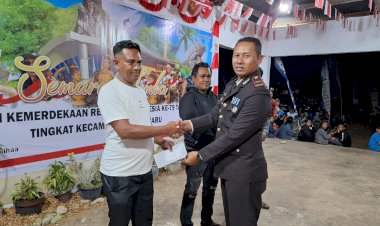 Polsek Pantai Baru Diapresiasi,Sukses Amankan Rangkaian Kegiatan HUT RI Ke-79 Tingkat Panbar