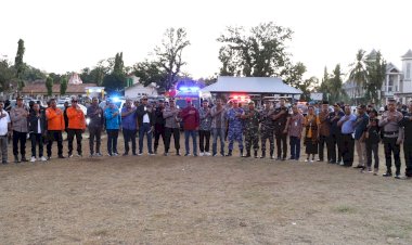 Siap Amankan Pesta Demokrasi Pemilukada Serentak 2024, Polres Rote Ndao Gelar Simulasi Sispamkota