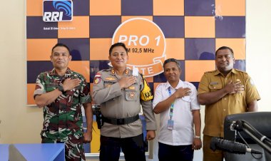 Live Talk Show RRI, Kapolres Sampaikan Kesiapan Dalam Mengamanakan Tahapan Pilkada Serentak 2024