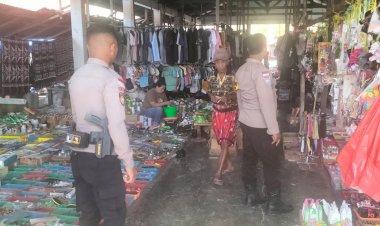 Patroli Preventif Ciptakan Kamtibmas Pada Pasar Tudameda