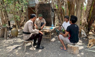Kegiatan Sambang Bhabinkamtibmas Sebagai Upaya Cipta Kondisi Kamtibmas Kondusif Selama OMP Turangga  2024