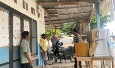 Kegiatan Cooling System Personel Polsek Rote Barat Sebagai Langkah Jaga Kamtibmas Kondusif 