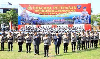 Ikut Jaga Perdamaian Dunia, Polri Kembali Kirim Satgas FPU ke Afrika Tengah