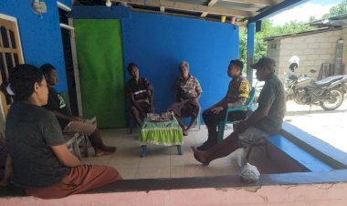 Cegah Money Politic Selama Pilkada Serentak,Bhabinkamtibmas Terus Berikan Edukasi Bagi Warga : Kapolsek Rote Timur