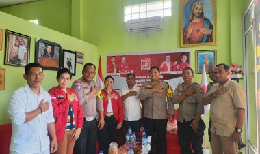 Implementasi Cooling System, Kapolres Rote Ndao Didampingi PJU Polres Gelar Safari Kamtibmas