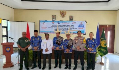 Hadiri Pengukuhan Pengurus Korpri Kabupaten Rote Ndao, Kapolres Beri Ucapan Selamat