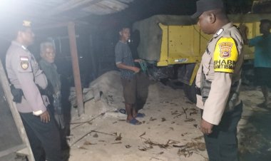 IPDA Andi D E Salata : Patroli Dialogis, Upaya Personel Polsek Rote Selatan Dalam Jaga Kamtibmas Selama OMP Turangga 2024