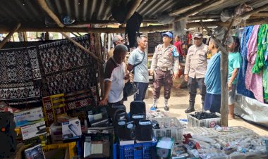 Jamin Keamanan Warga,Personel Polsek Pantai Baru Tingkatkan Patroli Dan Upaya Preemtif Ciptakan Pilkada Serentak Yang Aman