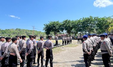 Apel Personel Power On Hand Kapolres Dalam Operasi Mantap Praja Turangga 2024