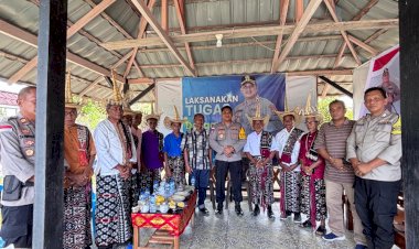 Operasi Nusantara Cooling System Pilkada Serentak 2024, Kapolres Rote Ndao Temui Para Tetua Maneleo