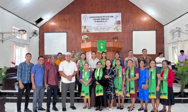 Keliling Gereja Setiap Minggu, Kapolres Rote Ndao Sampaikan Pesan Pilkada Damai dan Operasi Zebra