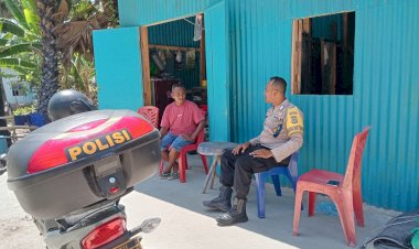 Patroli dan Sambang  Upaya  Mempererat Kemitraan Dan Kerukunan Selama  Pilkada Serentak 2024 : Kapolsek Lobalain