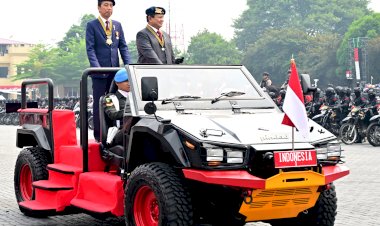 Presiden Jokowi Hadiri Apel Kesiapan Pengamanan Pelantikan Presiden dan Wakil Presiden 2024