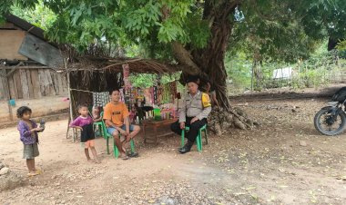 Ini Pesan Bhabinkamtibmas Polsek RBL Kepada Warga Binaan Selama Tahapan Pilkada 2024