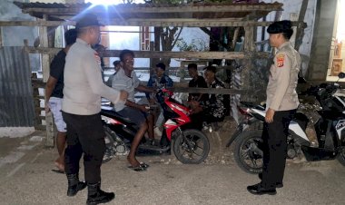 Kapolsek Rote Timur : Mari Kita Ciptakan Suasana Kamtibmas Yang Kondusif Demi Sukseskan Pilkada Serentak 2024.