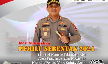 Kembali ! Kapolres Rote Ndao Imbau Masyarakat Untuk Bersama Sukseskan Pilkada Serentak 2024