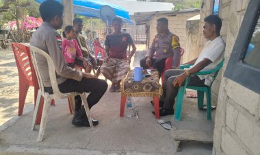 Peran Bhabinkamtibmas Untuk Edukasi Pembinaan Kamtibnas Bagi Masyarakat Desa Fatelilo