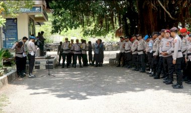 Persiapan Maksimal  Polres Rote Ndao Untuk  Mengamankan Debat Publik II Pilkada Serentak