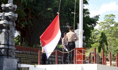 Peringati Hari Sumpah Pemuda, Polres Rote Ndao Gelar Upacara Bendera