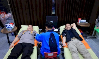 Hari Jadi Humas Polri Ke-73, Divhumas Polri Gelar Donor Darah Bersama Media