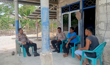 Preemtif  Bhabinkamtibmas  Polsek Rote Barat Daya Untuk Jaga Warga Binaan