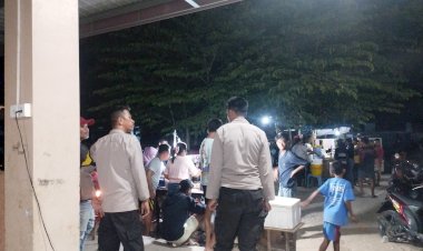 Jamin Keamanan Masyarakat,Personel Polsek Lobalain Tingkatkan Pengamanan Kegiatan Masyarakat