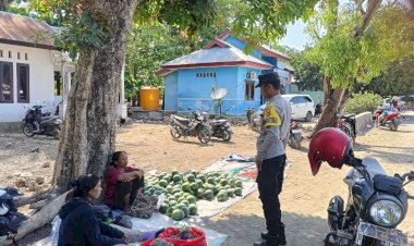 Peran Bhabinkamtibmas  Polsek Rote Barat Laut Untuk Menjaga Keamanan Di Wilayah Binaannya