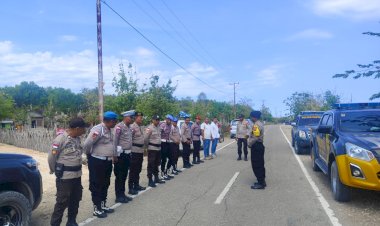 Kapolsek Rote Timur : Pengamanan Kegiatan Kampanye  Pilkada Serentak 2024 Di Kecamatan Landu Leko Berjalan Aman