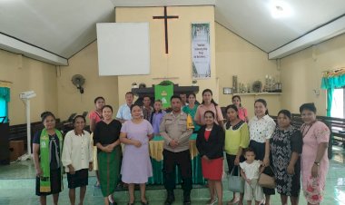 Kapolsek Rote Barat Laut : Hari Ini Seluruh Personel Polsek Rote Barat Laut Kami Sebar Untuk Sampaikan Pesan Kamtibmas