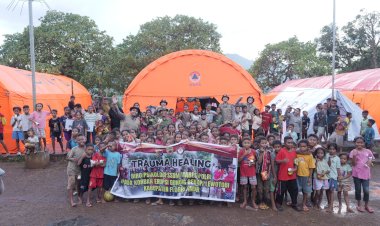 Polri Kirim Tim Pemulihan Trauma Korban Terdampak Erupsi Gunung Lewotobi