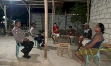 Cooling System Bhabinkamtibmas Polsek Rote Selatan Untuk Ciptakan Kamtibmas Kondusif