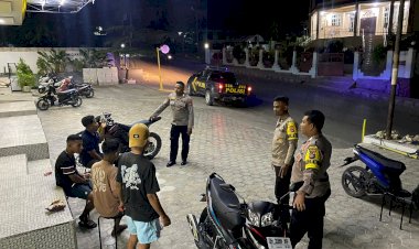 Patroli Preventif Upaya Personel Polsek Lobalain Ciptakan Kamtibmas Kondusif Selama Tahapan Pilkada 2024