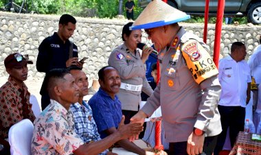 Kapolda NTT Ajak Masyarakat dan TNI-Polri Tingkatkan Ketahanan Pangan Lewat Pemanfaatan Lahan di NTT