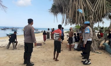 Langkah Preventif  Personel Polsek Rote Barat Dalam Rangka Menjaga Kamtibmas Kondusif Selama Tahapan Pilkada Serentak 2024