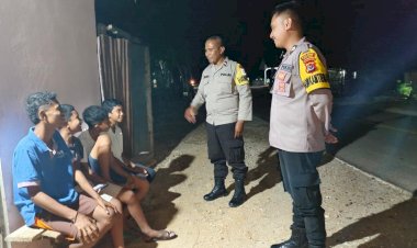 Patroli  K2YD Personel Polsek  Rote Tengah Sebagai Upaya Untuk Cipta Kamtibmas Kondusif Selama Pilkada Serentak 2024