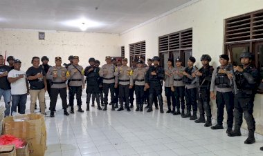 Patroli Power On Hand Kapolres Rote Ndao Untuk Memastikan Keamanan Kamtibmas Pilkada Serentak 2024