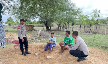 Patroli Dialogis Upaya Personel Polsek Rote Tengah Untuk Melakukan Edukasi Pembinaan Kamtibmas