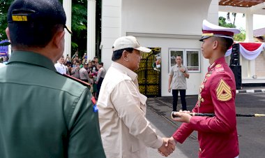 Presiden Prabowo Disambut Meriah di Pembukaan Apel Kasatwil Polri 2024
