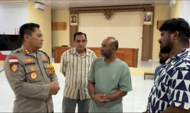 Kapolres Rote Ndao : 15 WNA Asal Bangladesh Diamankan di Mapolres Rote Ndao