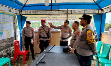 Pamatwil Polda NTT : Pengamanan Nataru di Rote Ndao Berjalan Dengan Baik