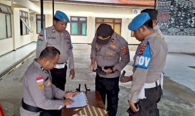 Cegah Penyalahgunaan Senjata Api Dinas, Polres Rote Ndao Lakukan Pemeriksaan Rutin