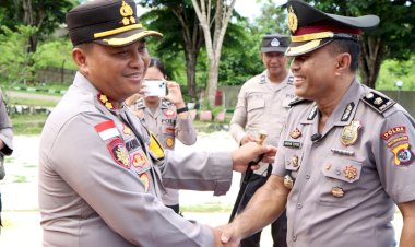 Kapolres :  Kenaikan Pangkat Merupakan Kebanggaan Kita Sebagai Anggota Polri