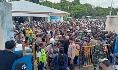 Kapolsek Pantai Baru : Membludak  Jumlah Penumpang Pada Pelabuhan Pantai Baru