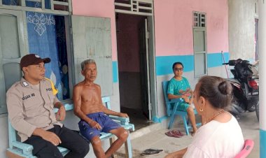 Patroli Dialogis  Bhabinkamtibmas di Desa Anarae