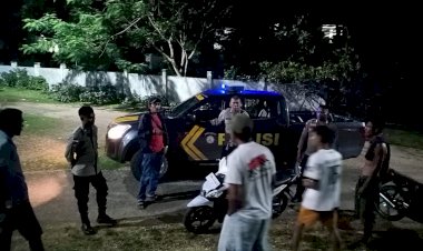 Patroli Preventif Personel Polsek Lobalain Sebagai Upaya Untuk Menjaga Kamtibmas