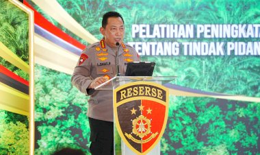 Hadiri Pelatihan Penyidik, Kapolri Minta Jajaran Cegah Potensi Kebocoran Anggaran Negara