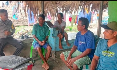 Kapolsek Rote Barat Laut : Kehadiran Bhabinkamtibmas Harus Membawa Dampak Positif Bagi Masyarakat